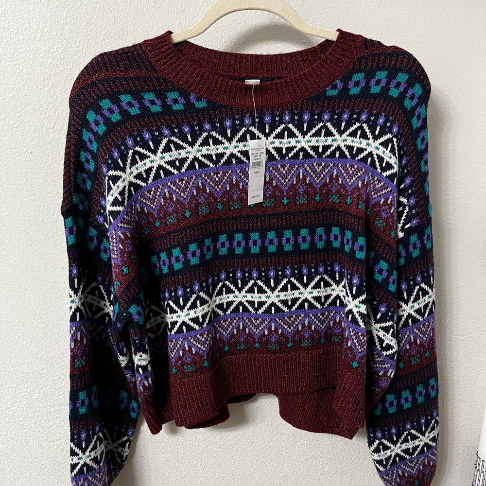 American Eagle Fair Isle Sweater
